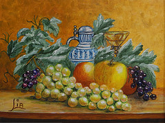 "Raisins et pommes" Lia Lioret