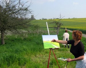 Engagement froce de Sylvie,  Chateau sur Epte
