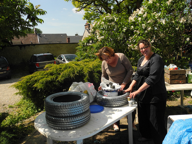 Martine et sa fille Sabrina, participent � notre ODER