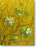 kind of Magritte, an evocation of spring coming